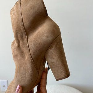 dolce vita peep toe booties